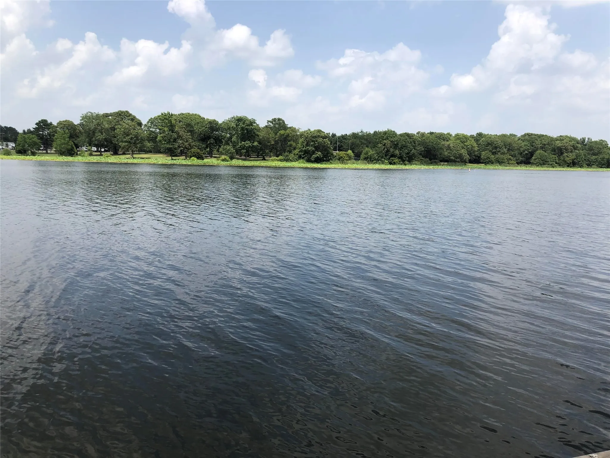 Located on deep open water.