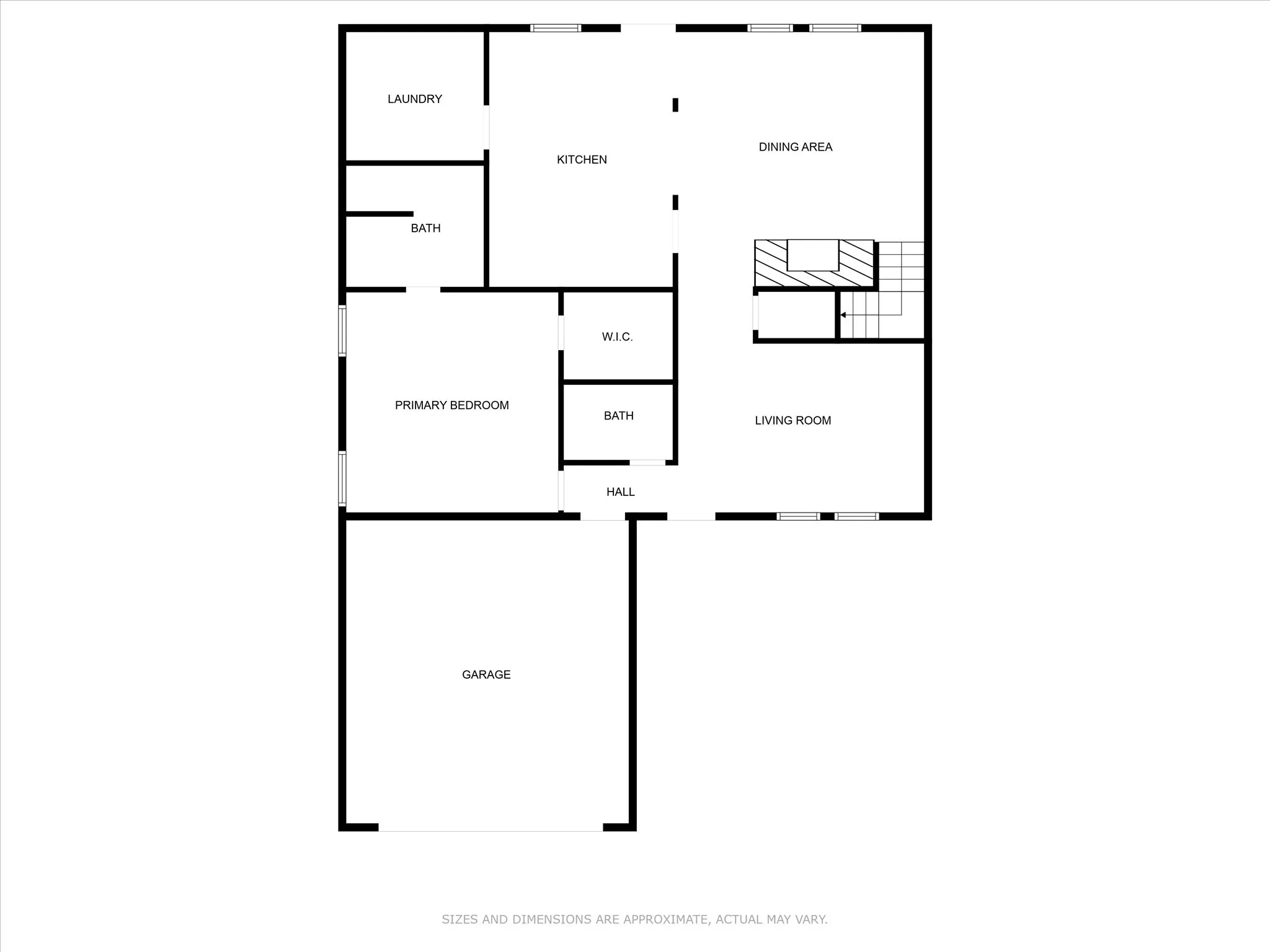 View of room layout