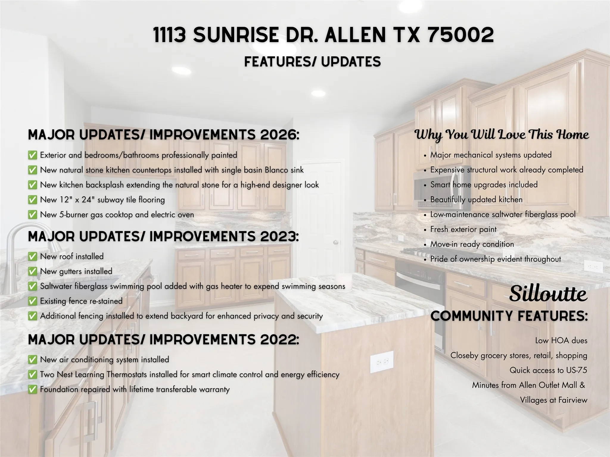 Single Family Residence For Sale in Collin County , 1113 Sunrise Drive, Allen, Texas 75002, 4 Bedroom, 3 Bathroom, 2 Garage spaces, 2,875 Sqft, built in 2009, mls#21349169, Real Estate Agent in Allen, Homes For Sale in Collin county, Homes For Sale in Allen, Realtor in Allen Texas, Real Estate Brokerage Independent Realty Texas, Luminita Cordes Realtor