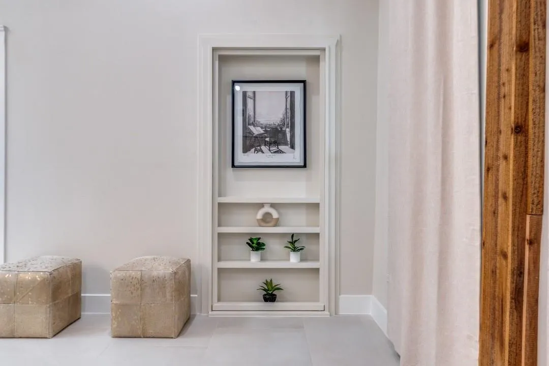 Hidden door to den