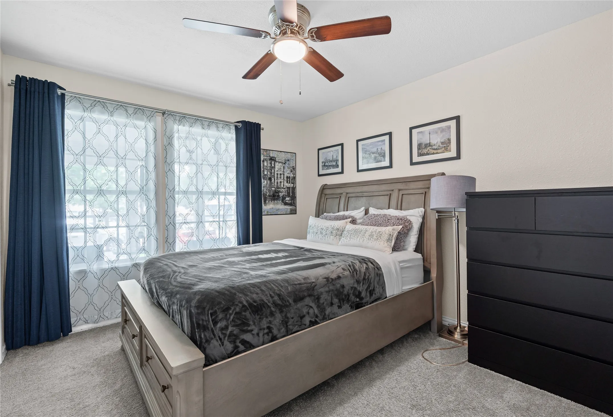 The furniture and linens come with the house