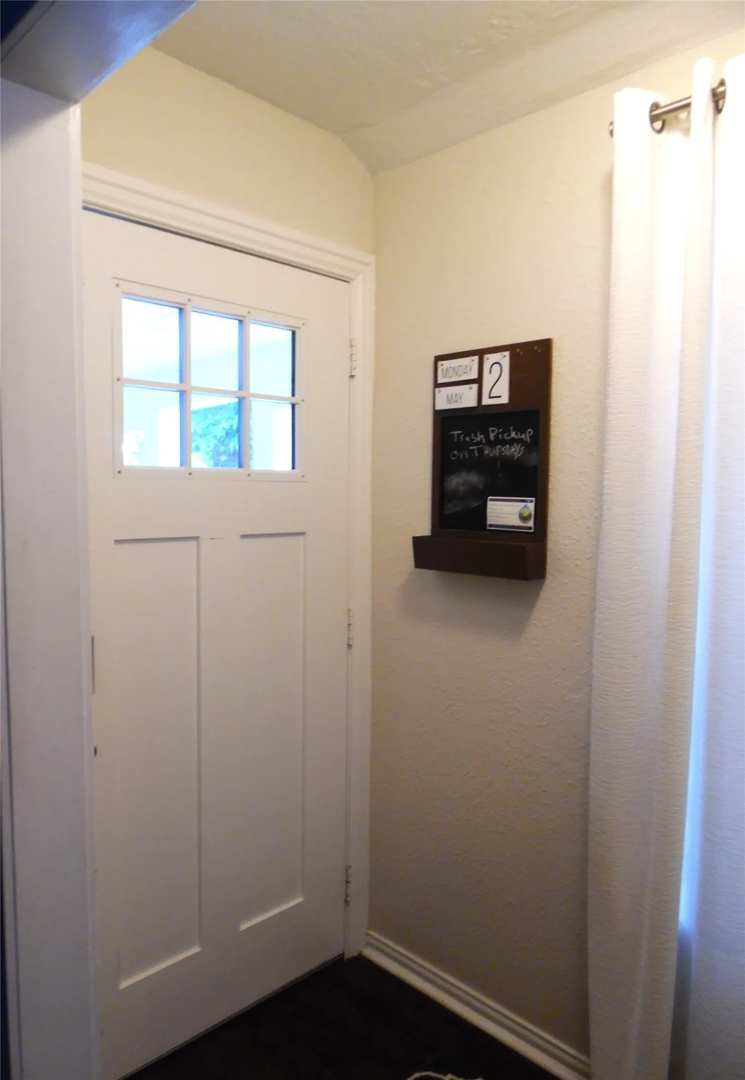 Inside the entryway