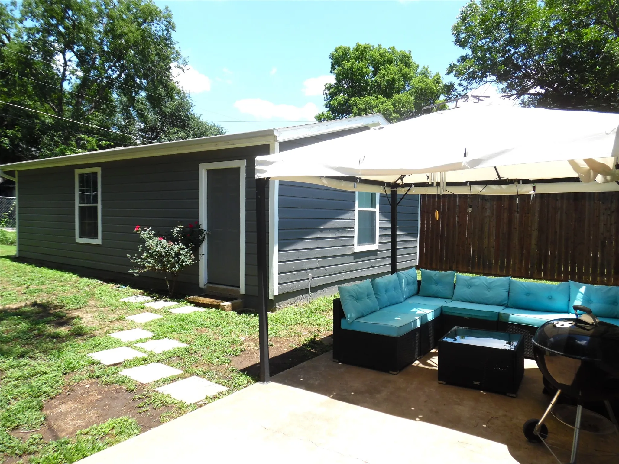 Garage with an extra room could be remodeled to become extra rental property.
