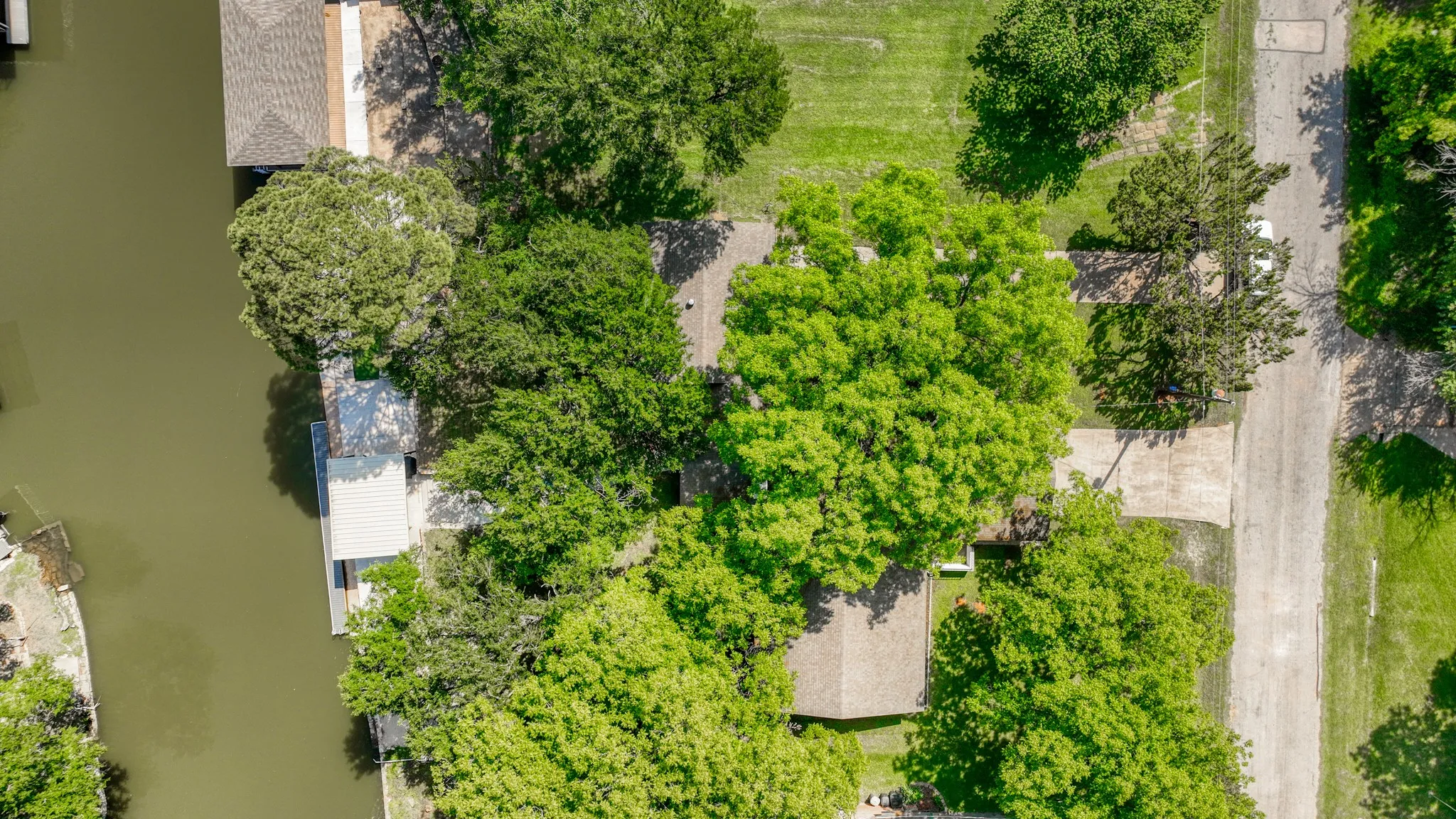 Easy canal access to explore Lake Granbury