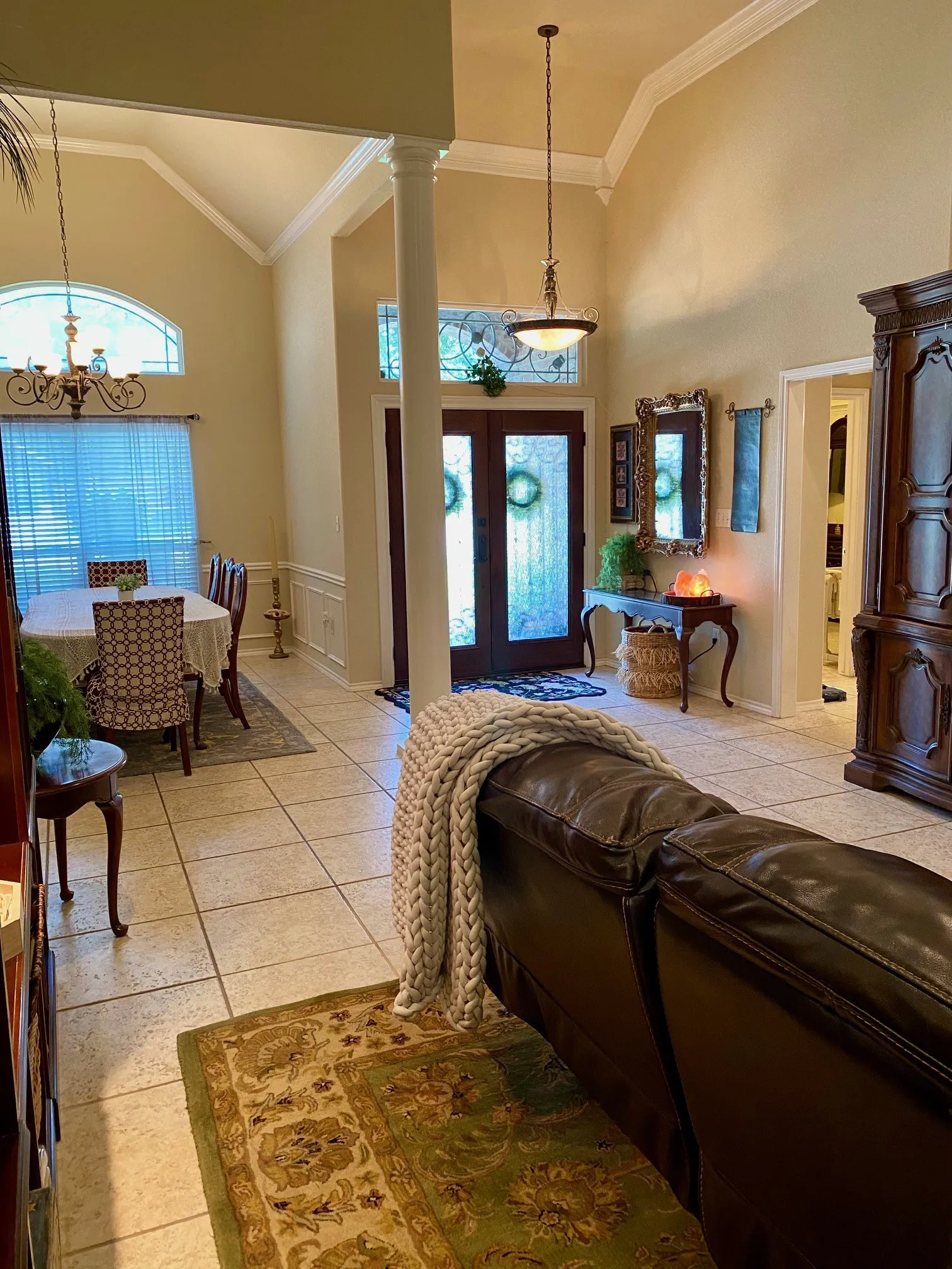 View of Front Door from LR