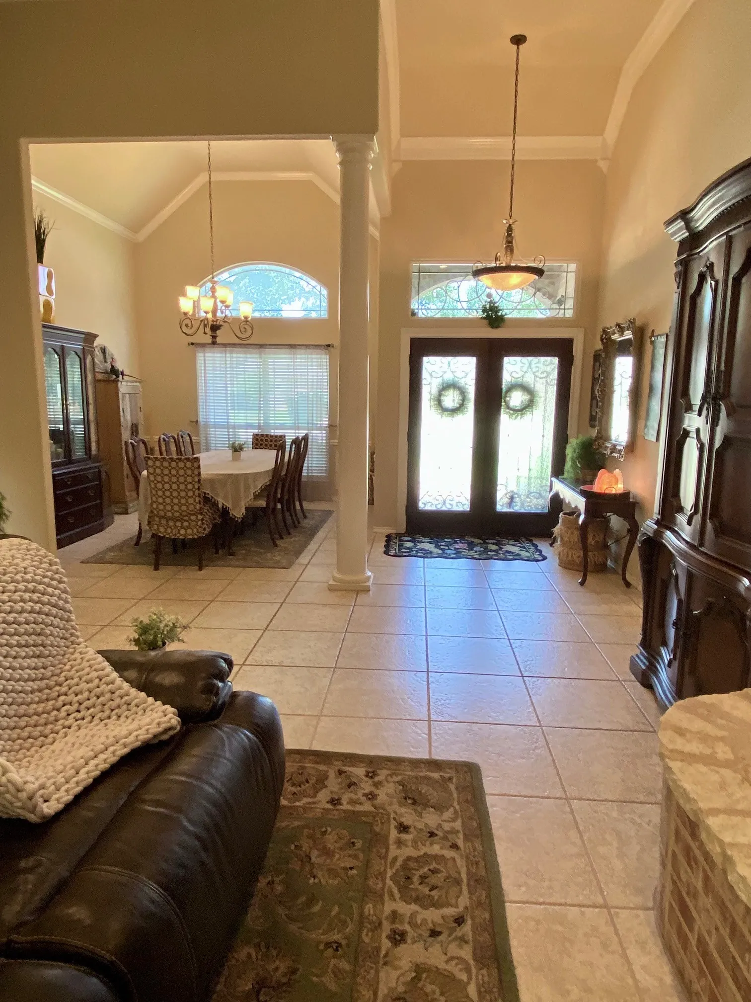 View of Front Door from LR