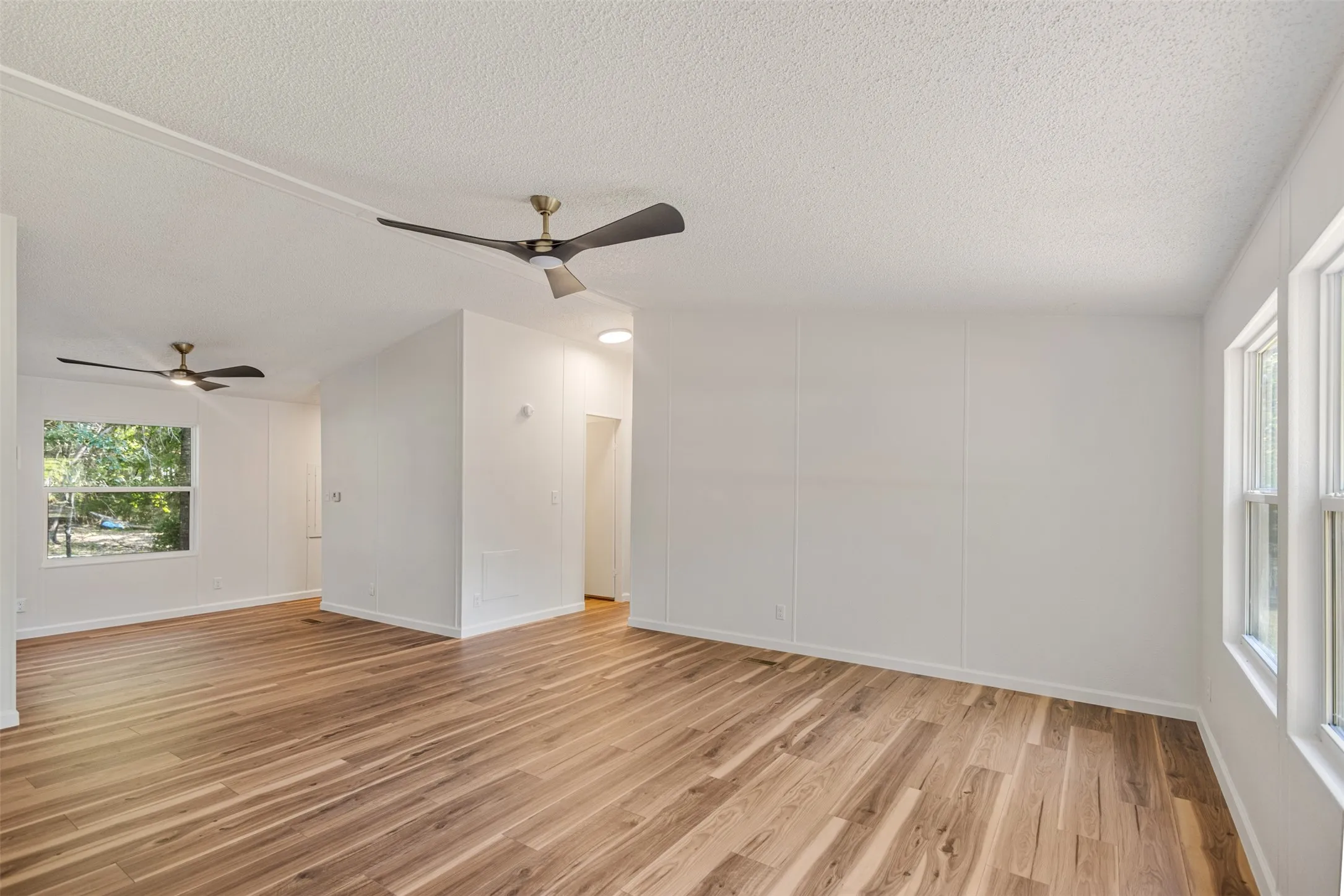 Fresh paint throughout house.