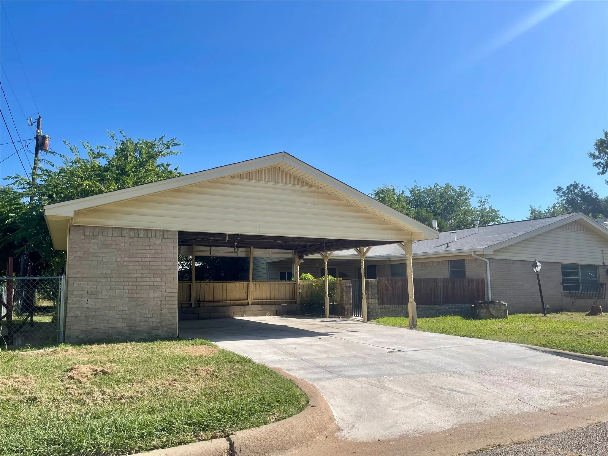 Carport and Storage Room
