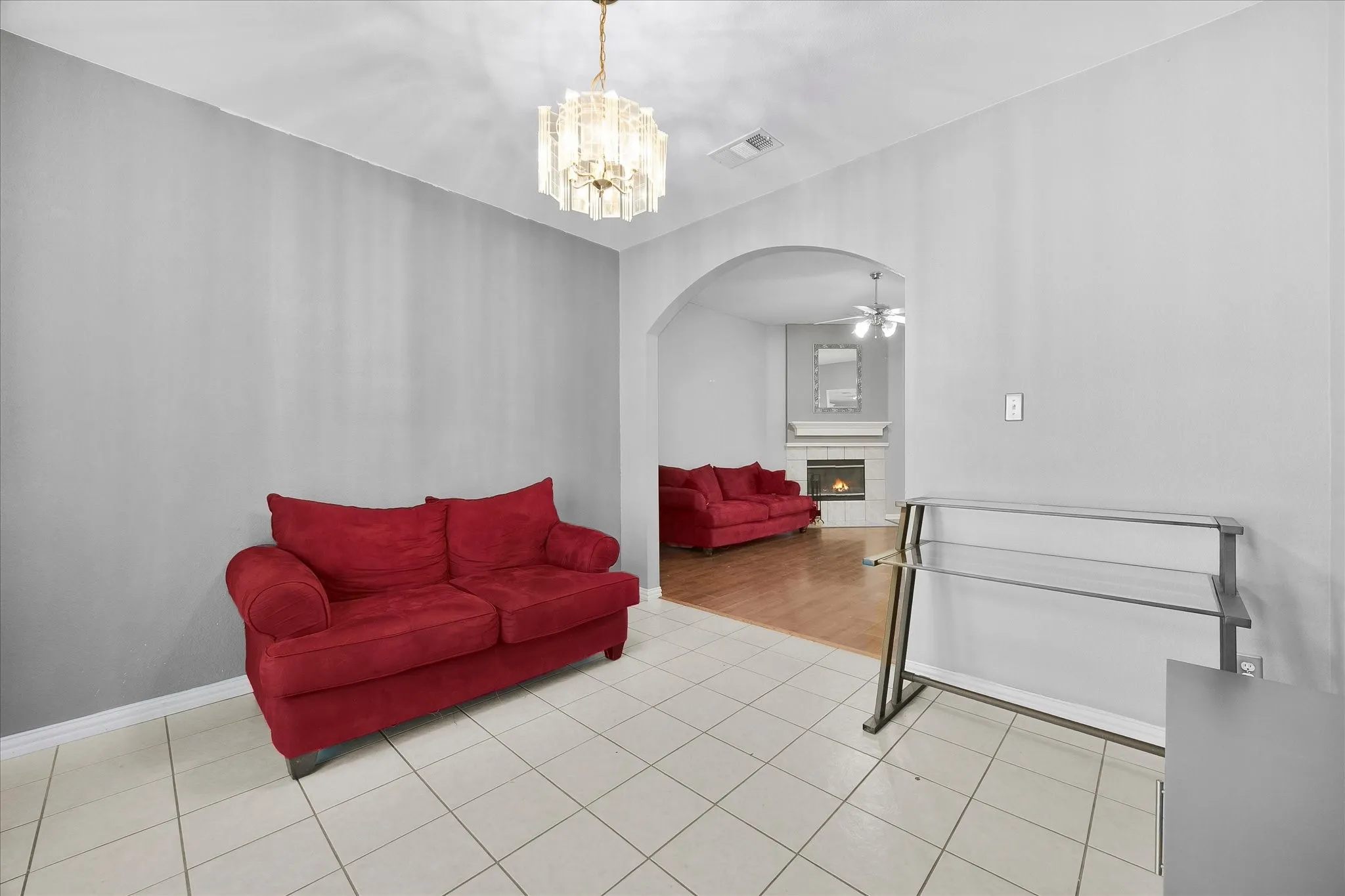 formal dining being used as sitting/tv area