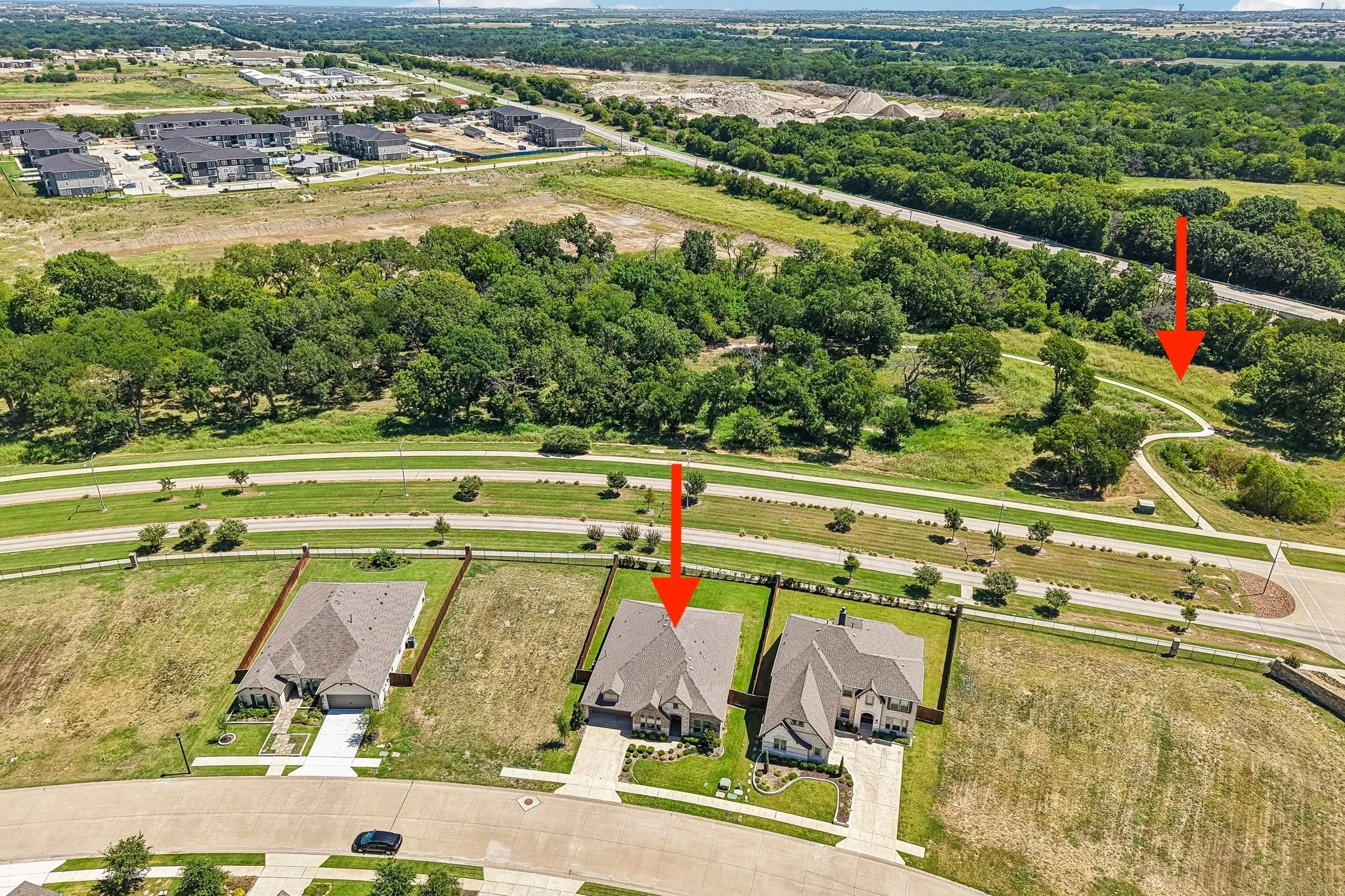 Enjoy no neighbors behind you and walking distance to Oliver Creek walking trail