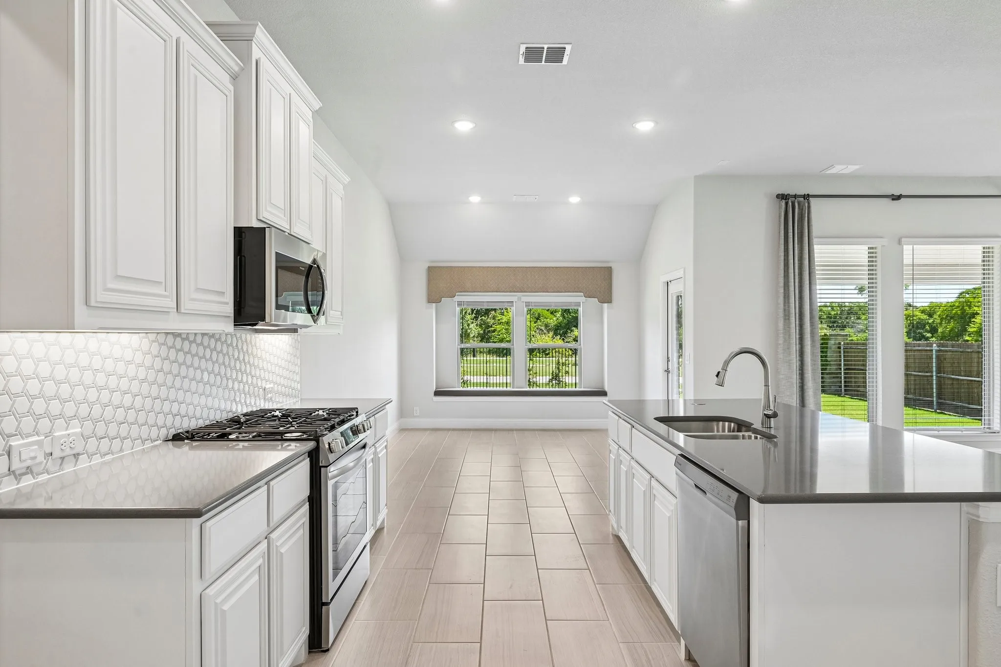 Open concept kitchen