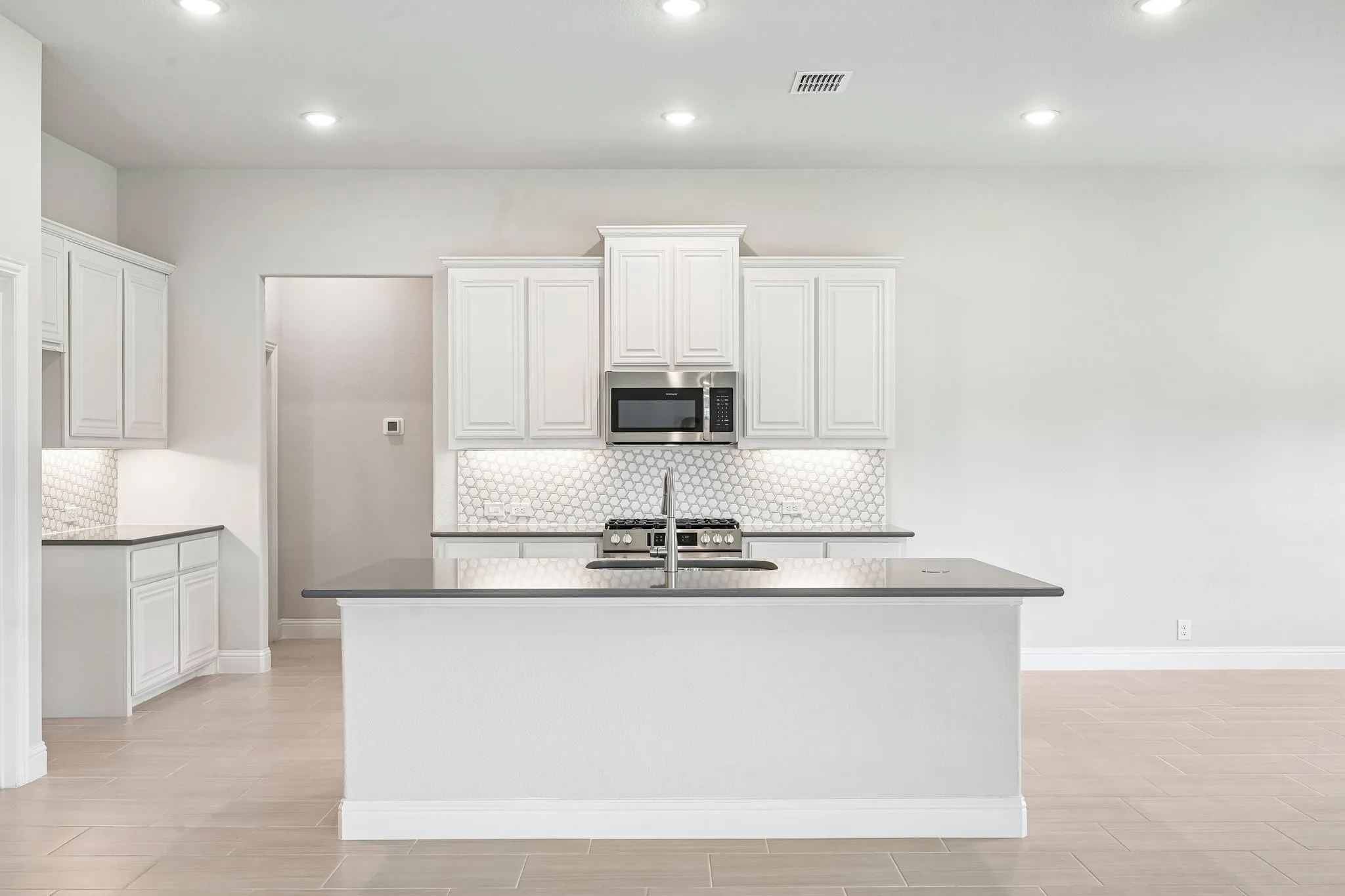 Open concept kitchen