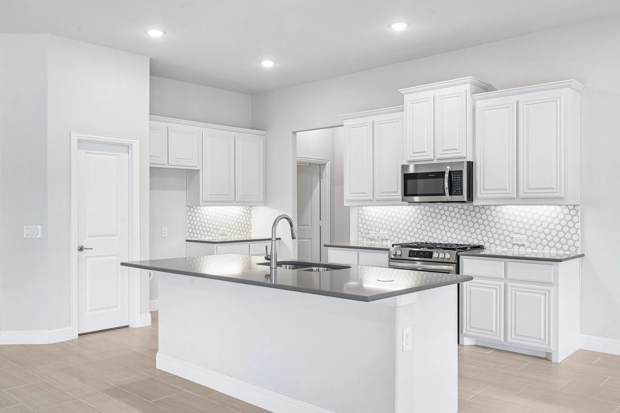 Open concept kitchen