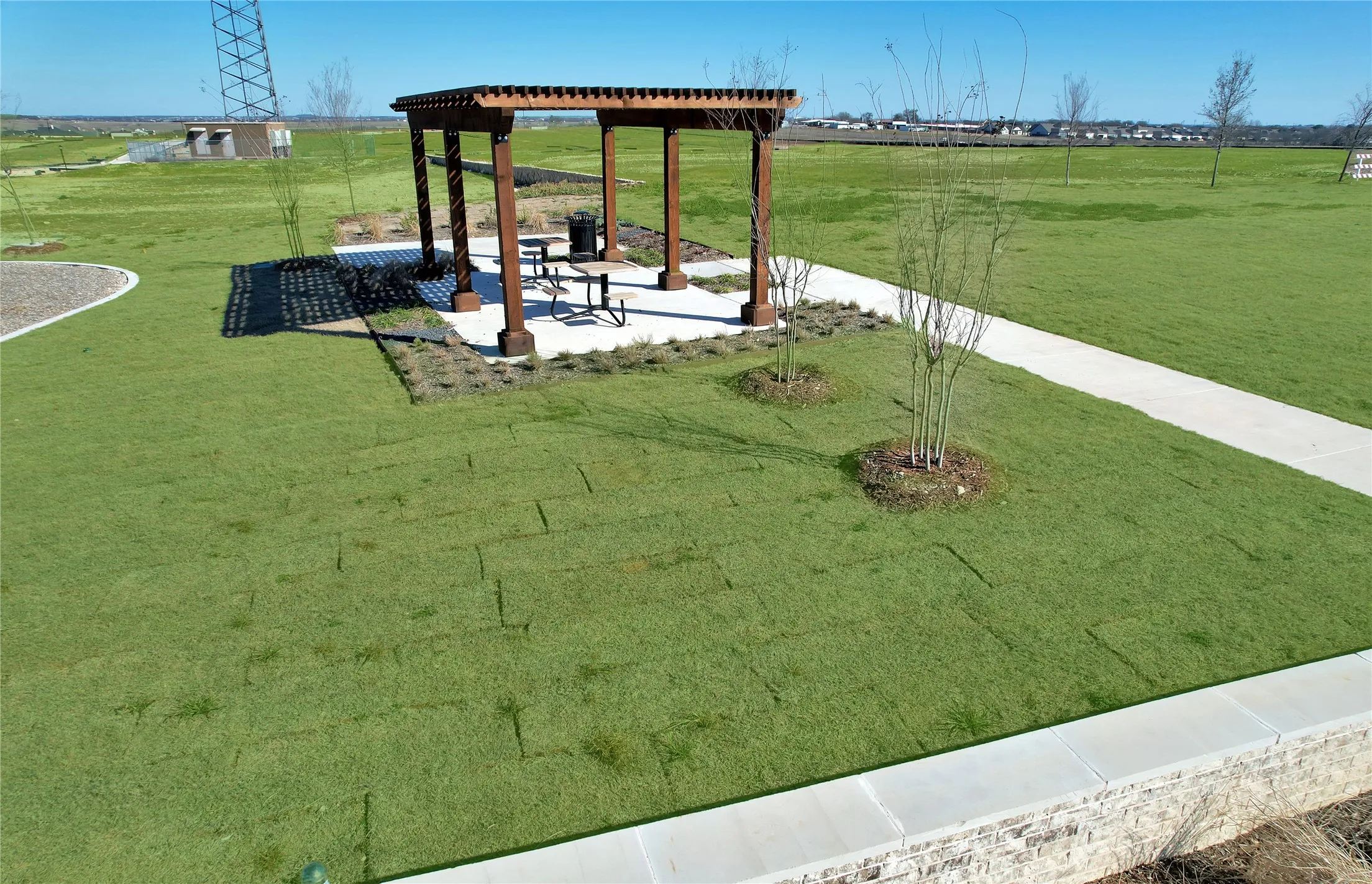 Pergola in the park