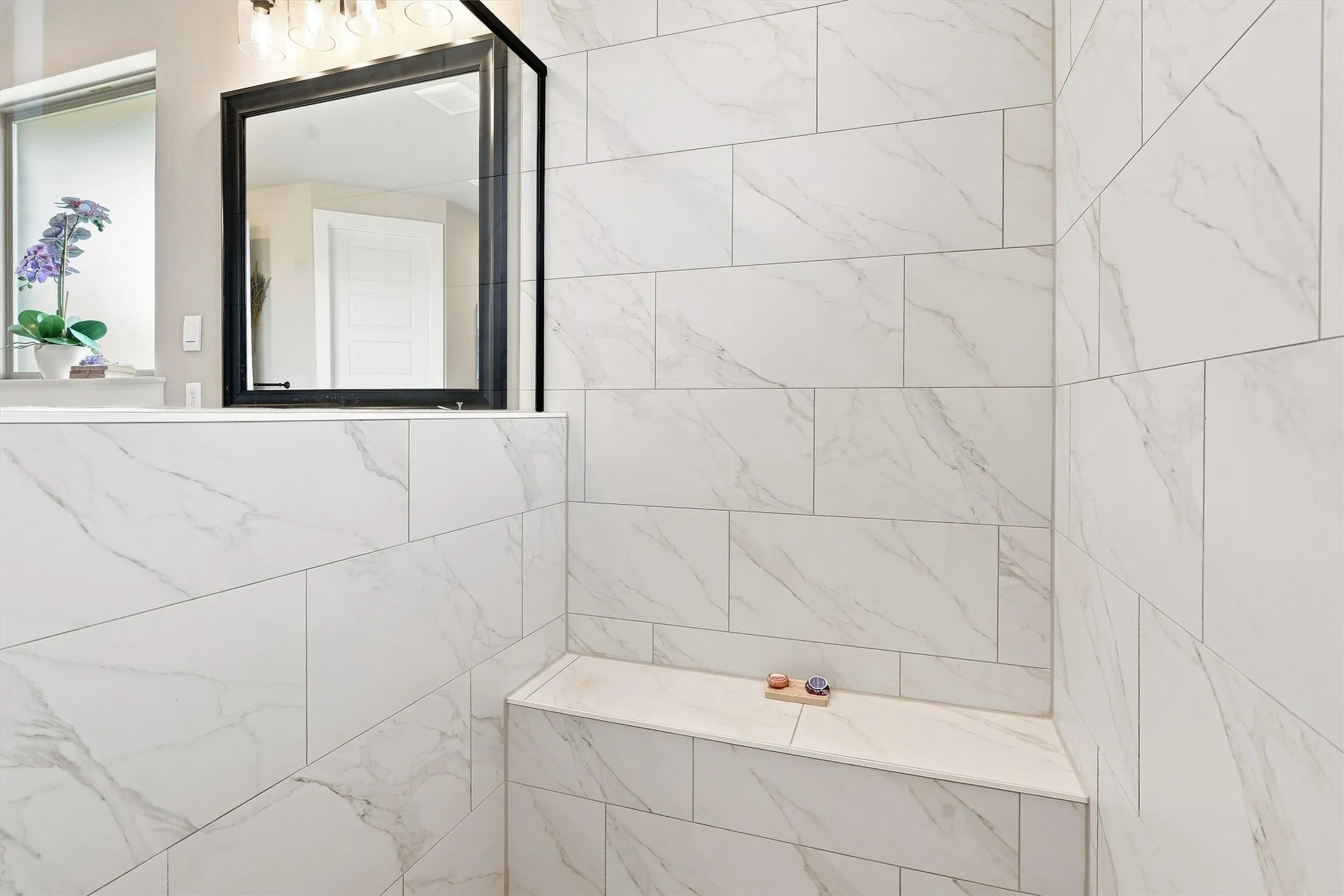 Walk In Shower - Primary Bathroom