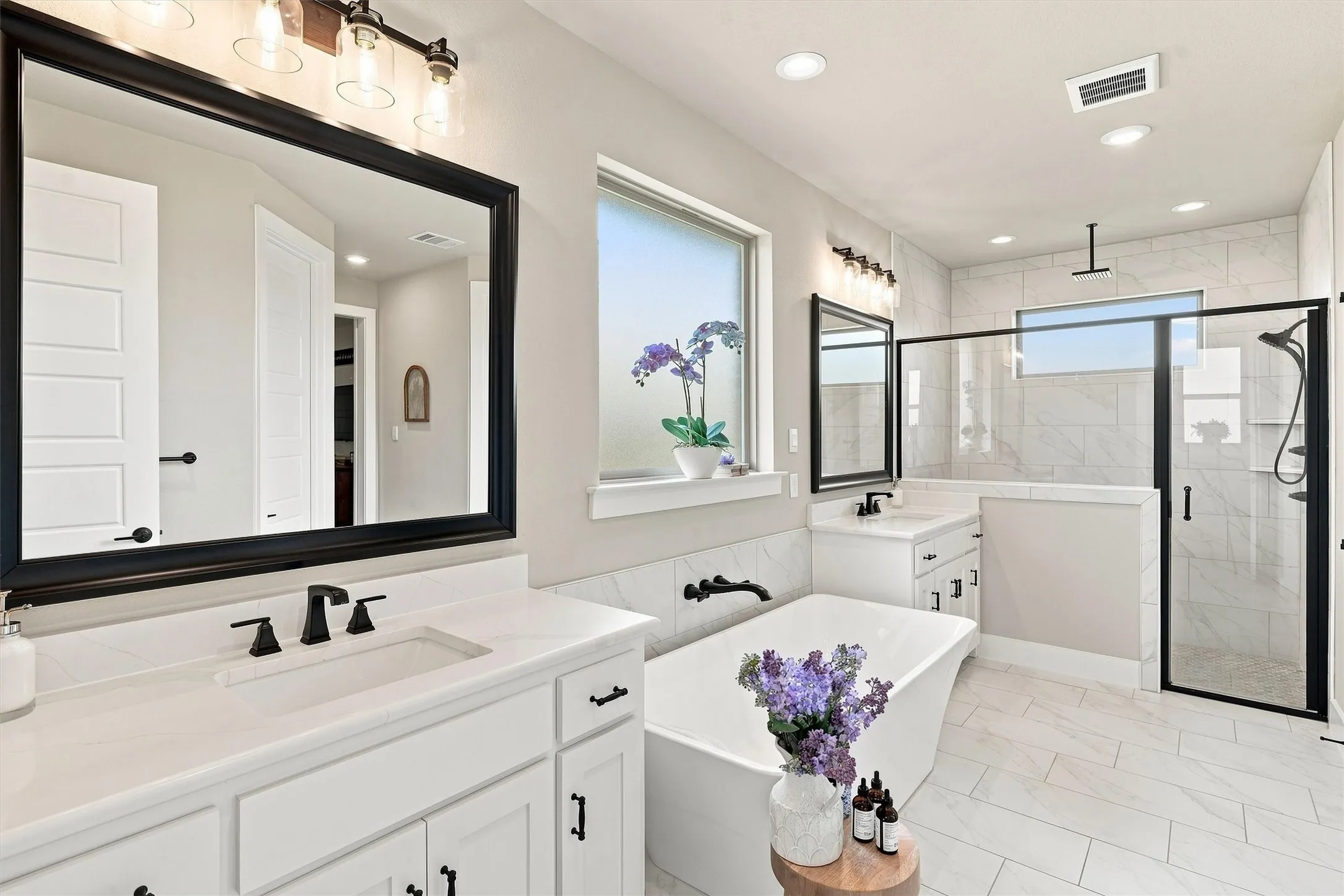 Primary EnSuite Bathroom with Freestanding Tub