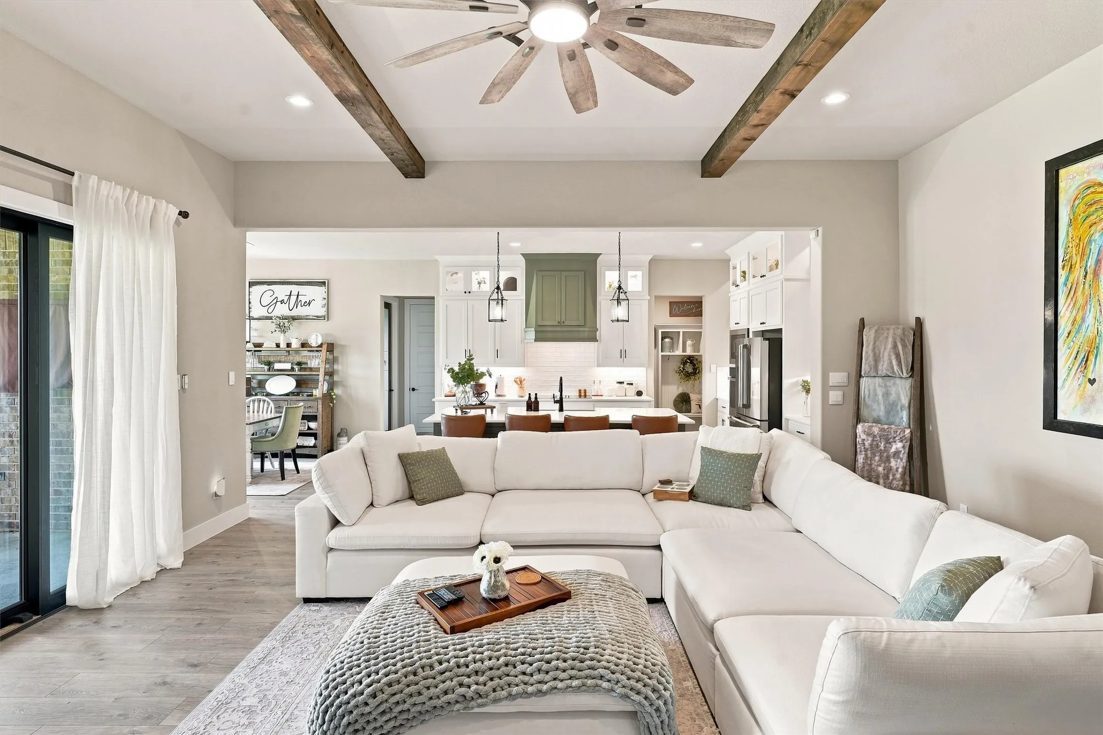 Back Patio Sliding Doors from Living Room