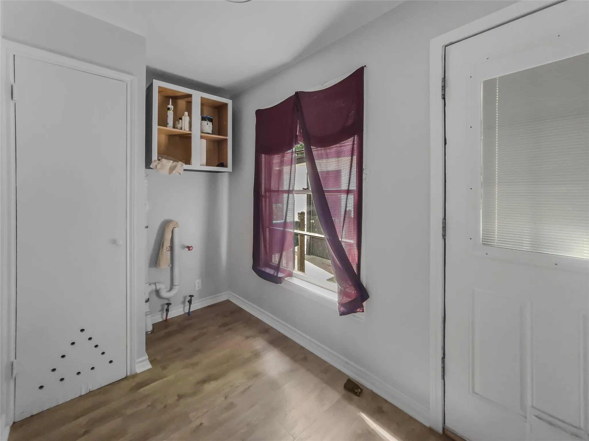 Utility area off of kitchen