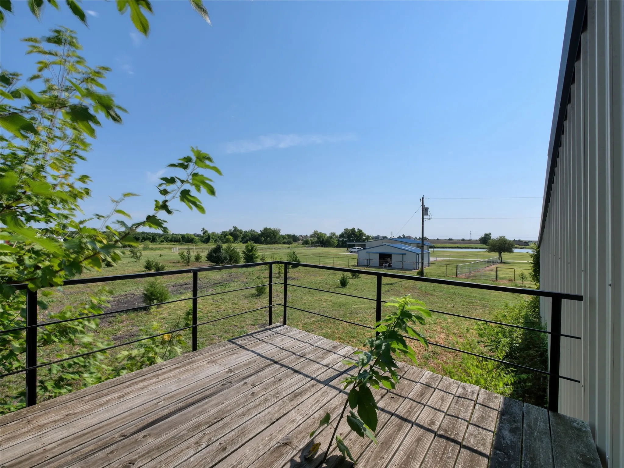 View from deck outside of apartment