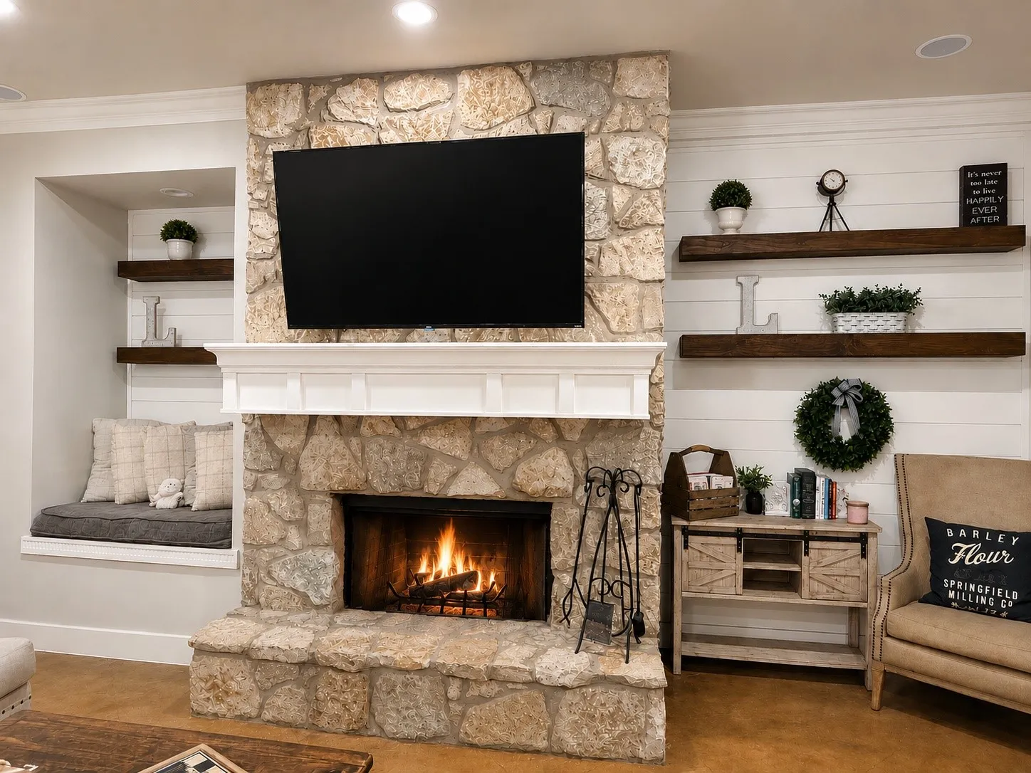 Fireplace in Living Room