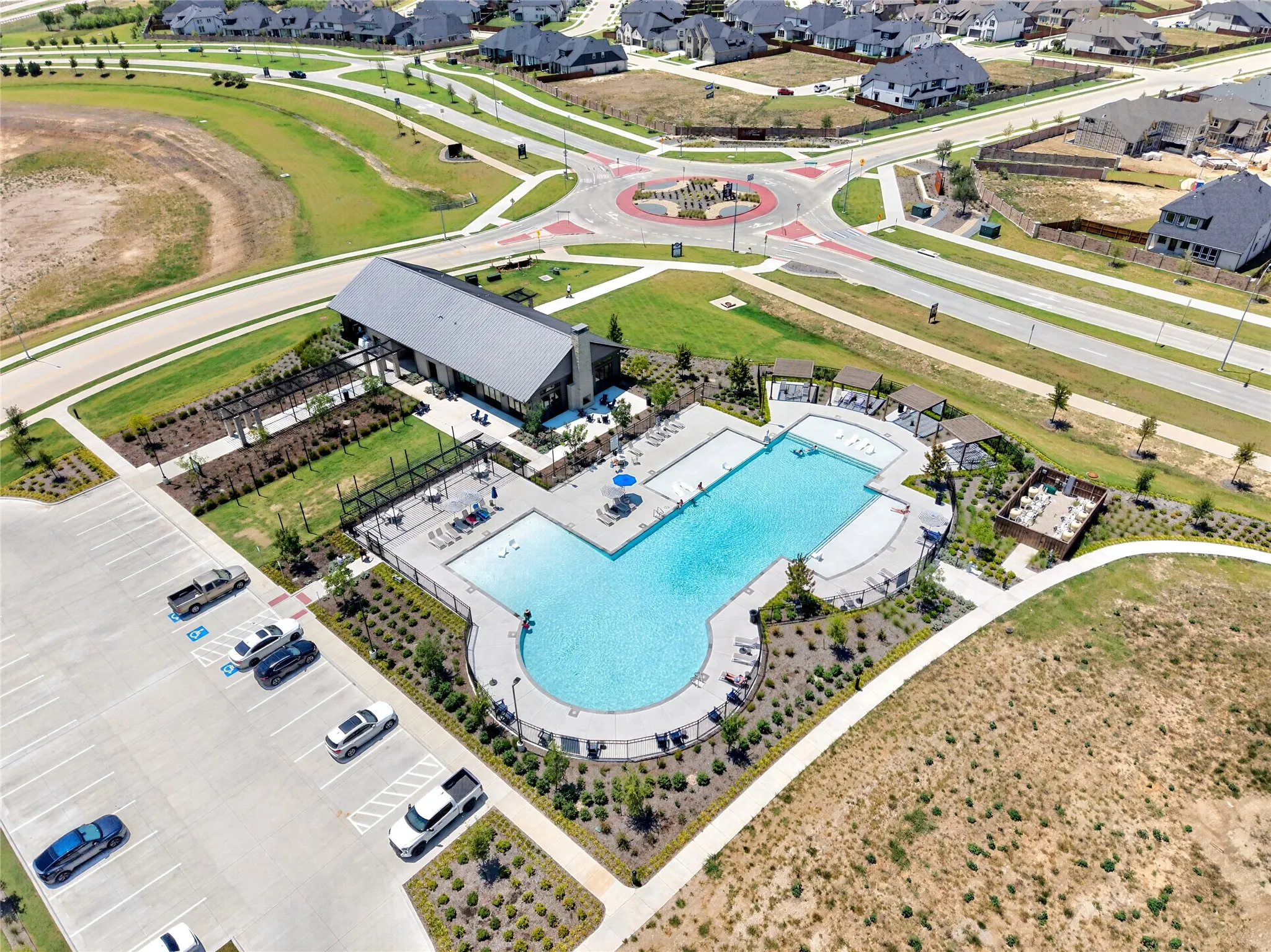 Another community pool roughly 1.2 miles from the home