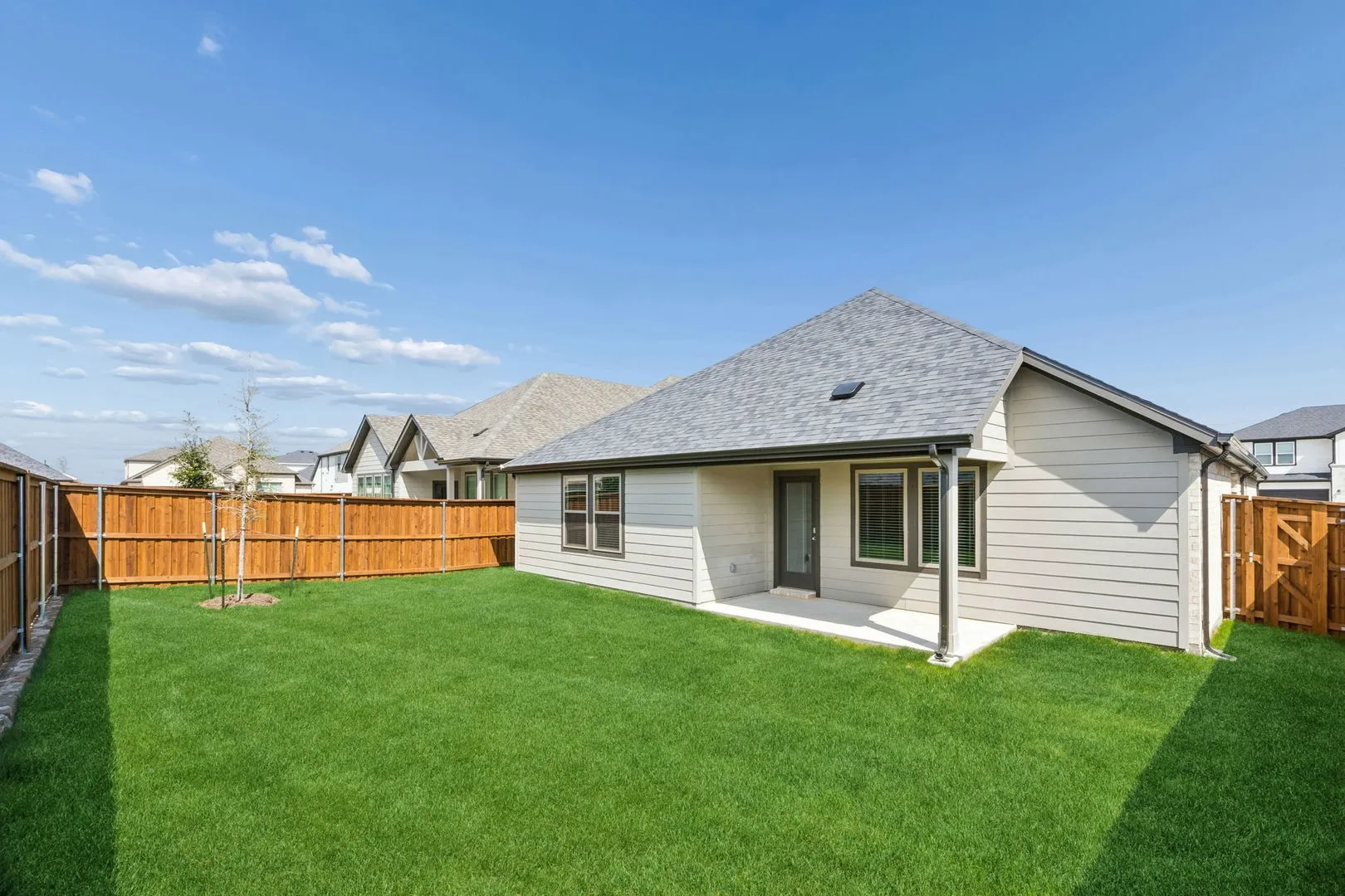 Patio in the Oscar home plan by Trophy Signature Homes – REPRESENTATIVE PHOTO
