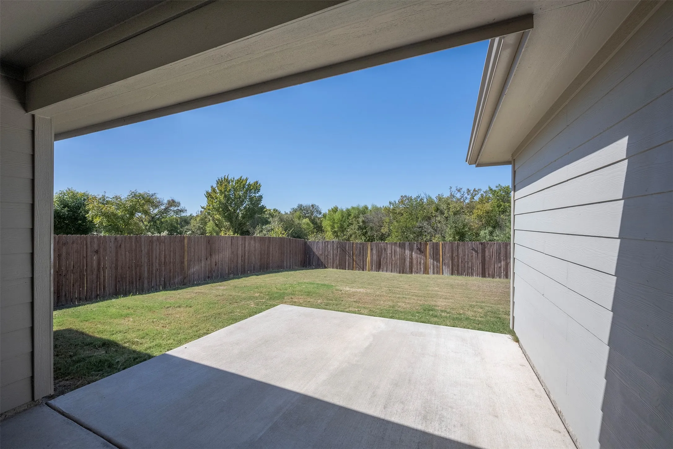Spacious Patio out back - accessed from the Breakfast room.