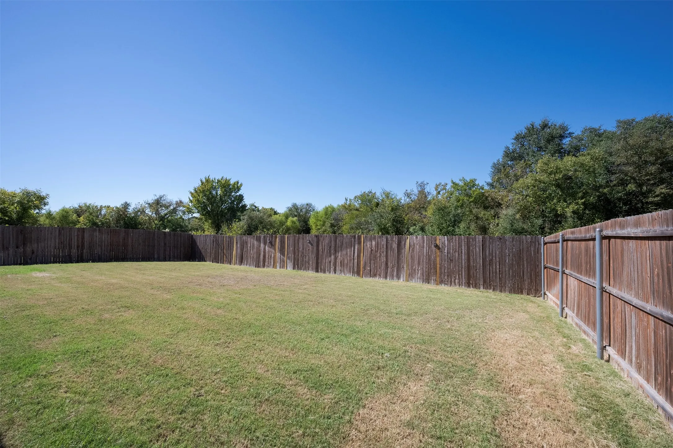 You'll appreciate NOT having any neighbors behind you!