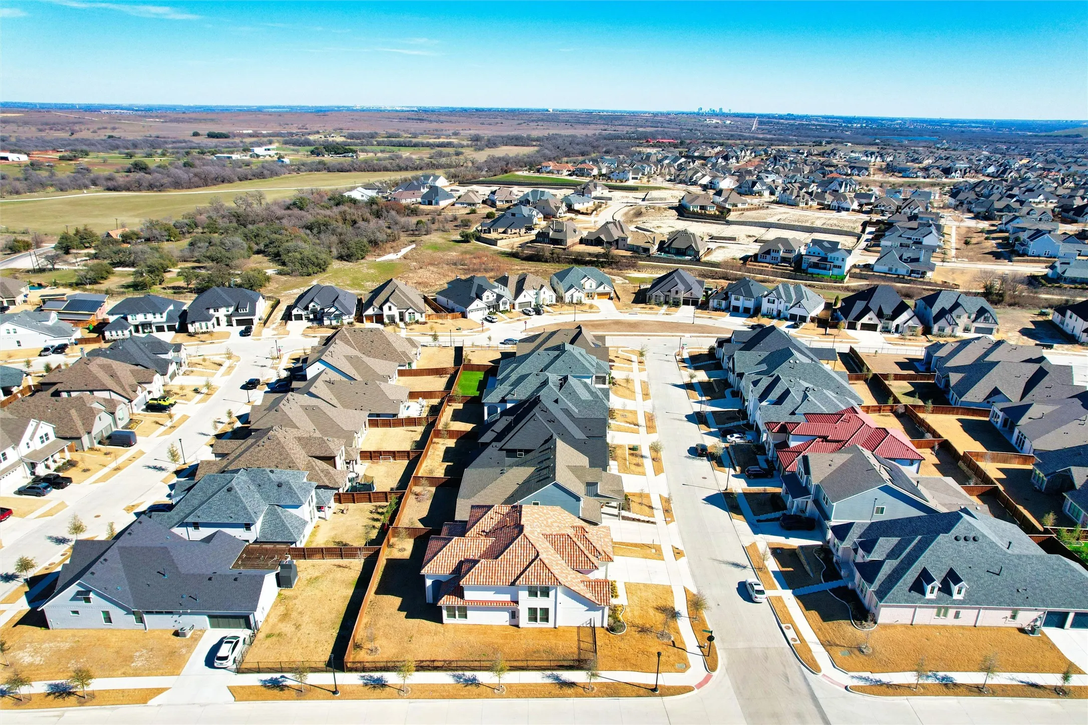 Neighborhood views that never get old! ??? Look at this expansive master-planned community from above. Texas living at its finest! ???? #MasterPlanned #CommunityLiving #DreamNeighborhood