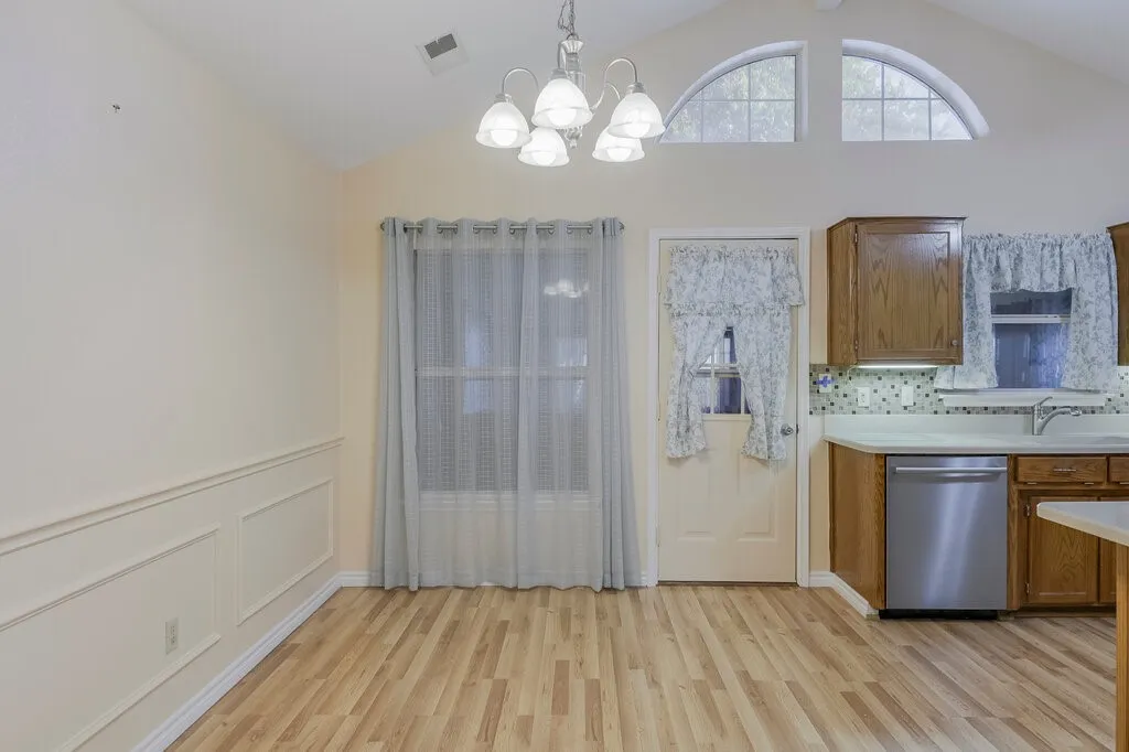 Plenty of storage for your favorite cooking tools in this kitchen with a decent sized pantry