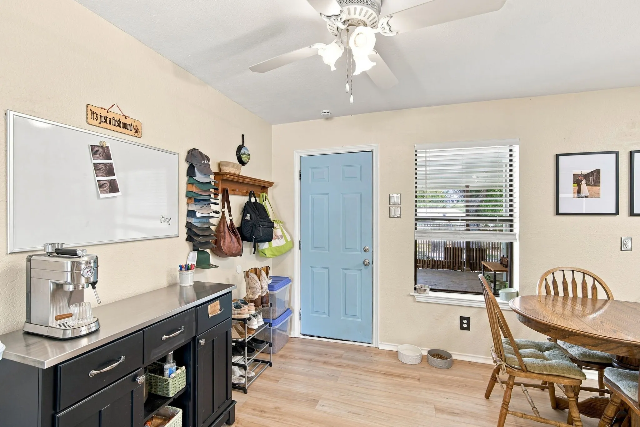 Versatile bedroom offering flexible space, whether you need a home office or a peaceful retreat.