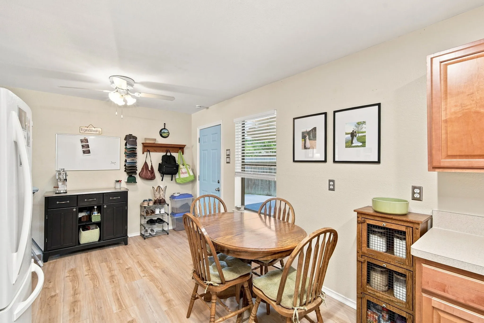 Convenient dining area located just off the kitchen, perfect for everyday meals or hosting guests.