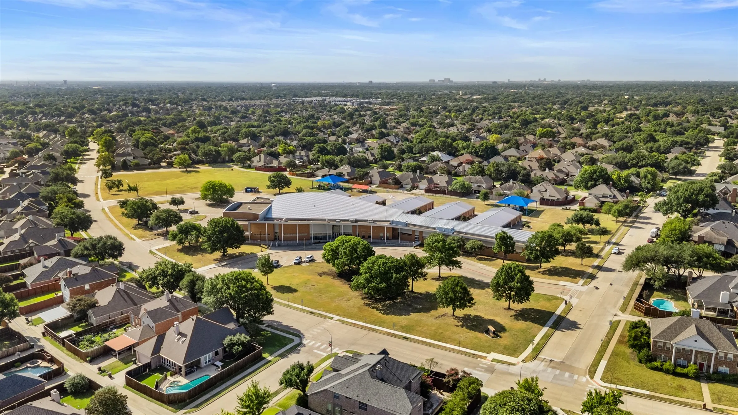 Nearby Bethany Elementary with playground