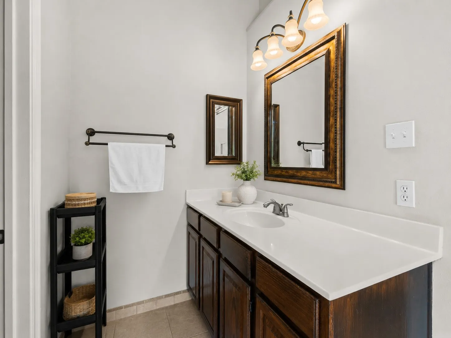 Separate vanities