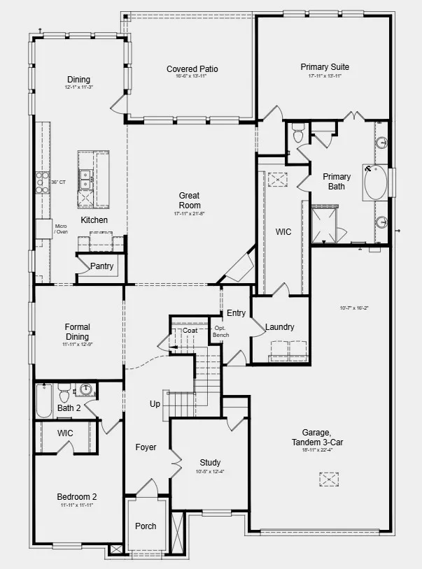 Additional Highlights Include: island wrap, upgraded cabinet crown molding, trash pullout, and soft close drawer and doors.