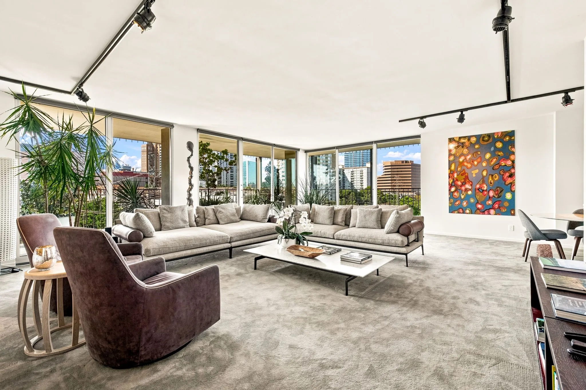 Plenty of space to create your own seating and entertaining arrangements.