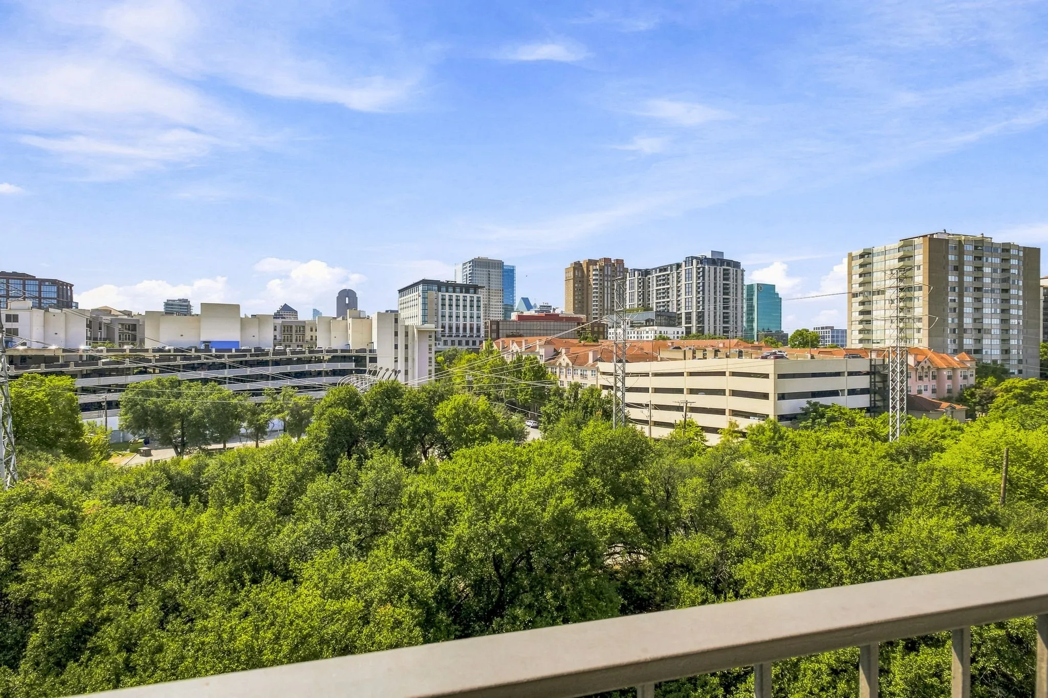 A glimpse of the downtown skyline. Imagine this at dusk with the twinkling night lights.