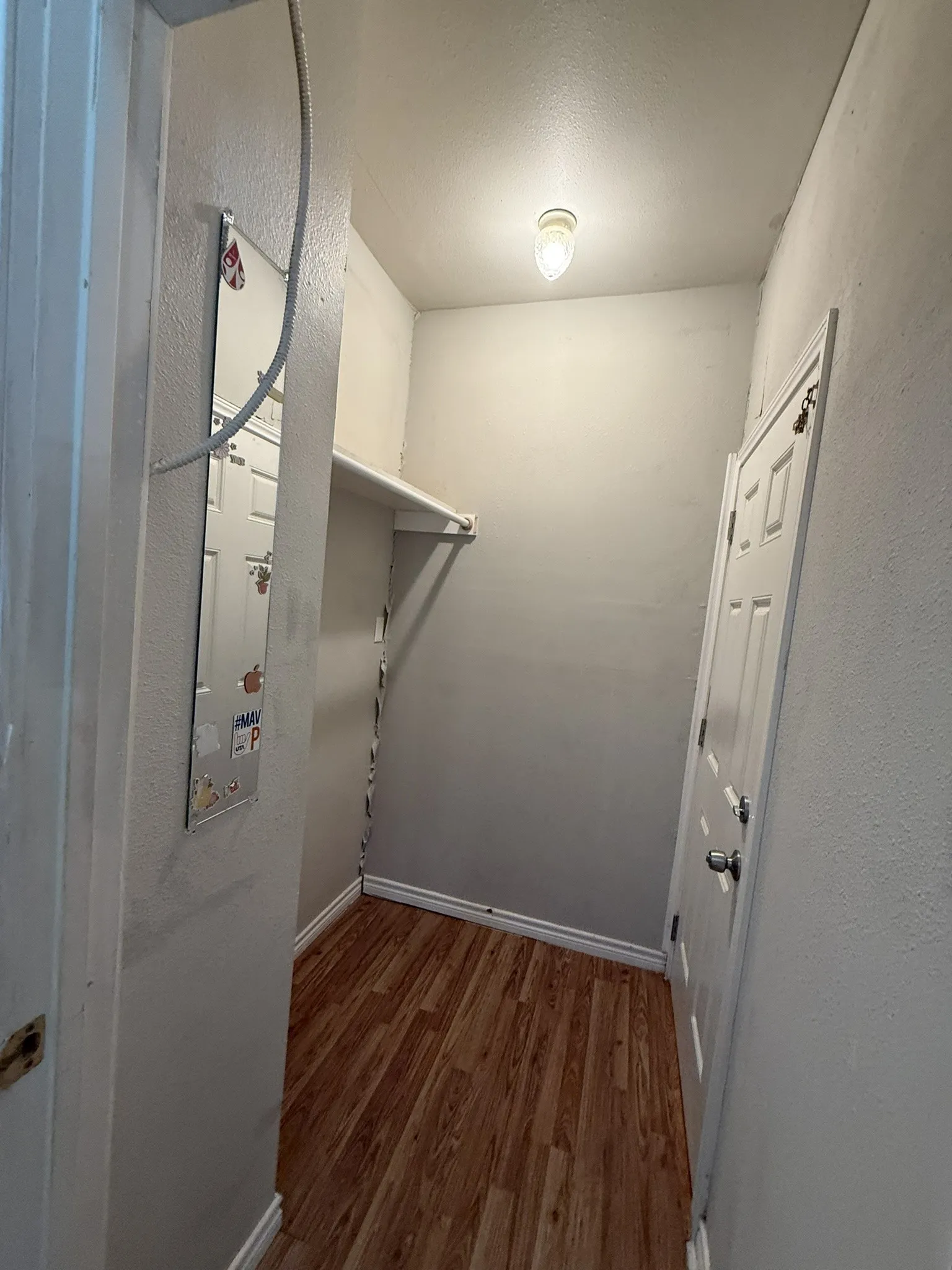 Utility Room for dryer and washer.