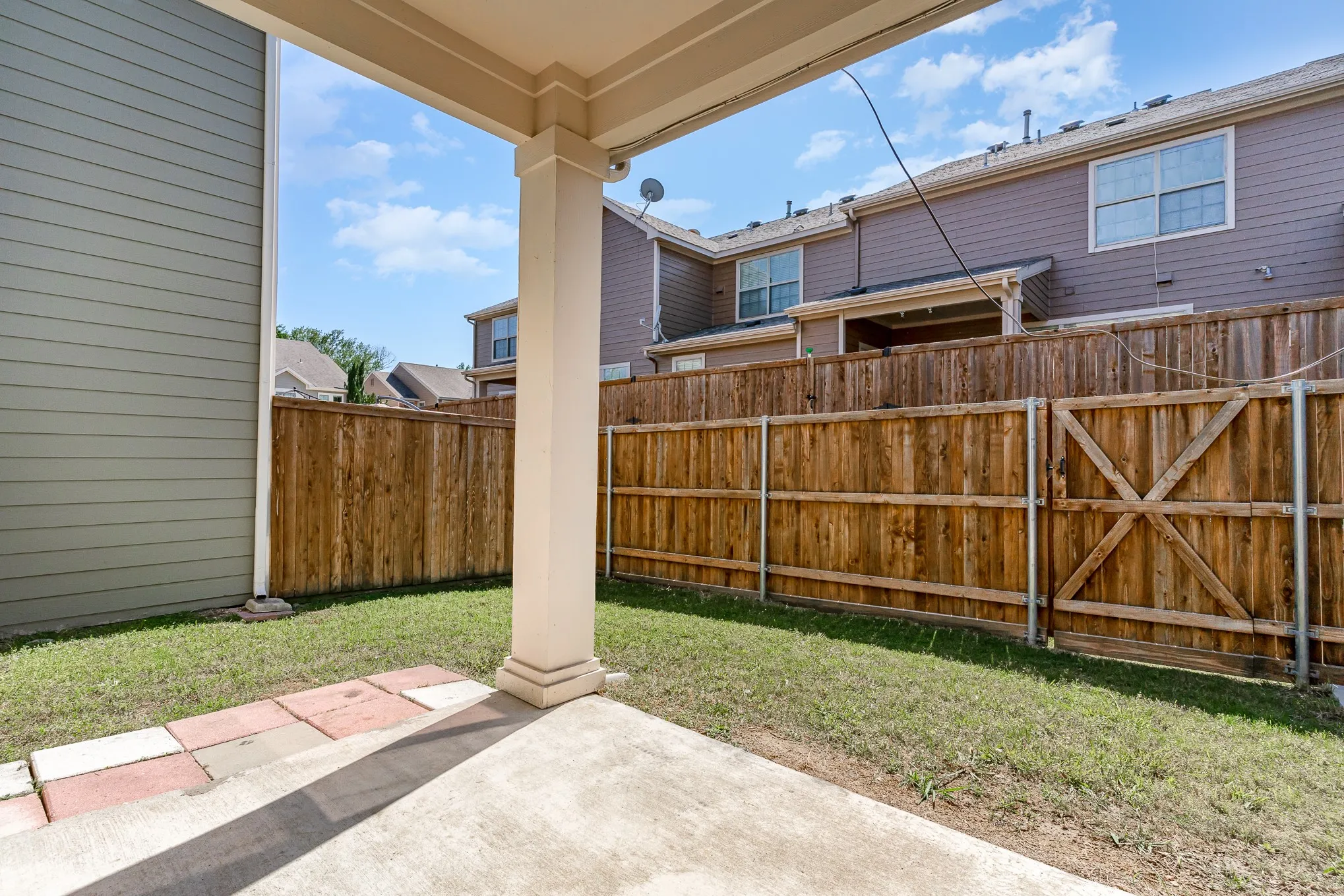 View of yard with a patio area