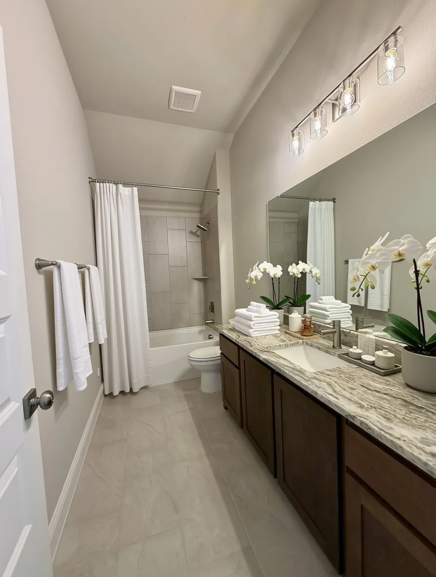 Upstairs bathroom