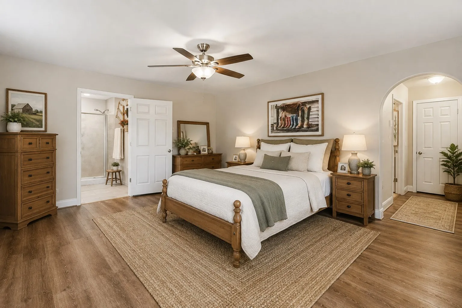 Virtually Staged Secondary Bedroom