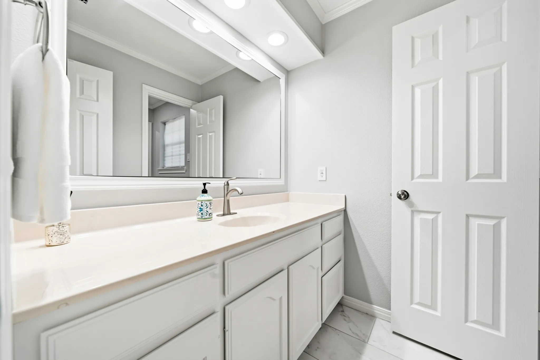 Bathroom Vanity to Bedroom #3