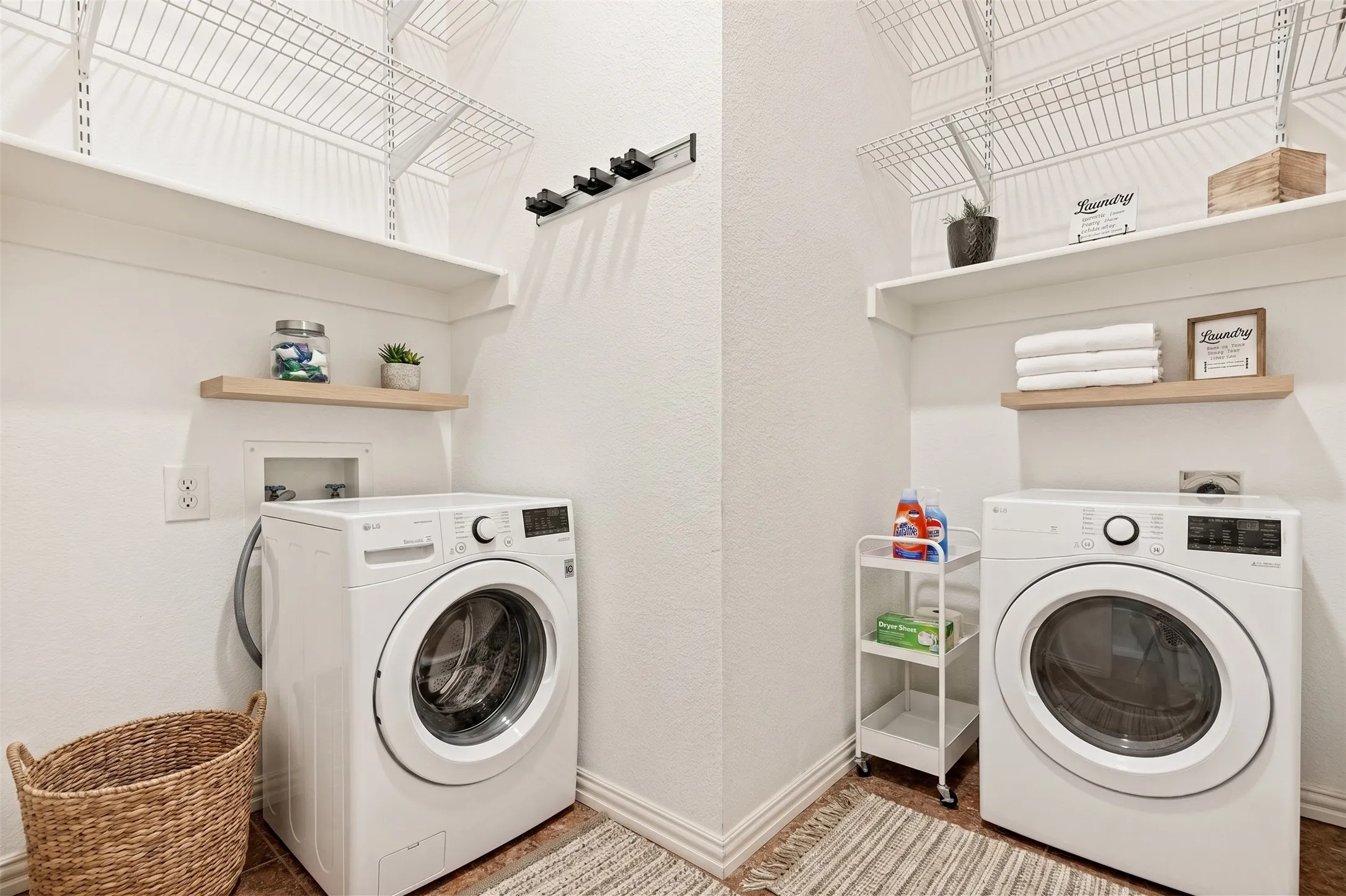 Virtually Staged Laundry Room