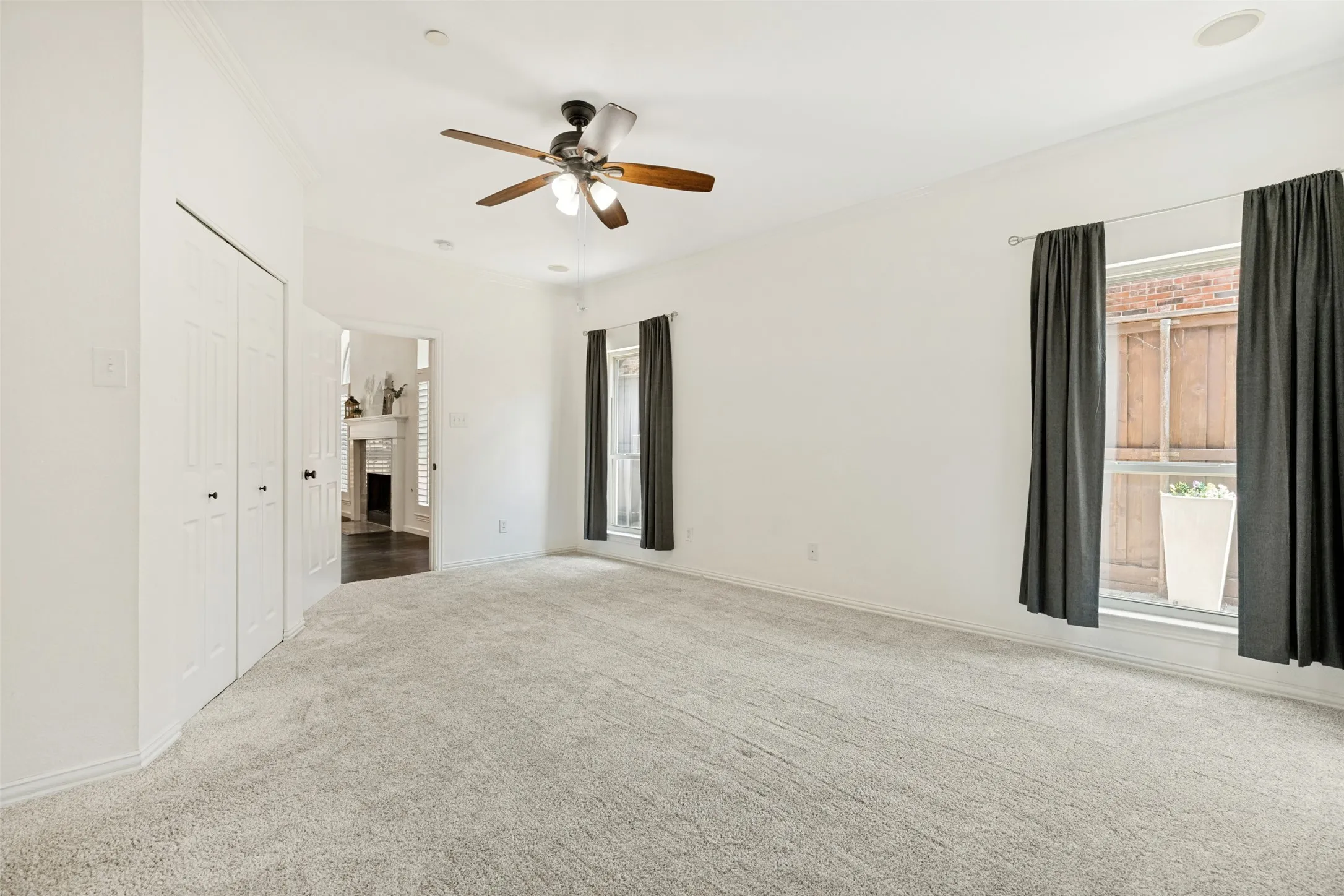 Primary Bedroom with Large Walk-in Closet