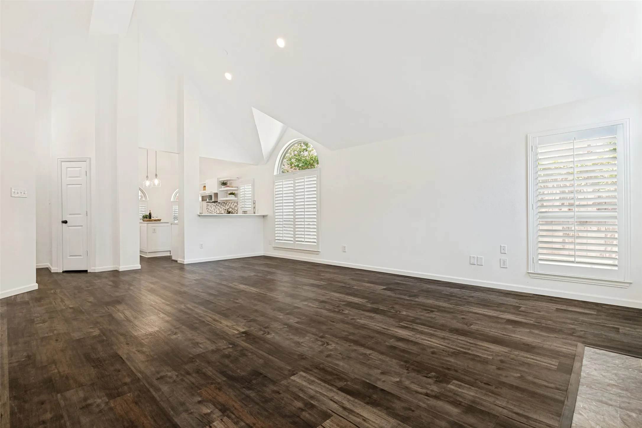 Living Room Open to Kitchen