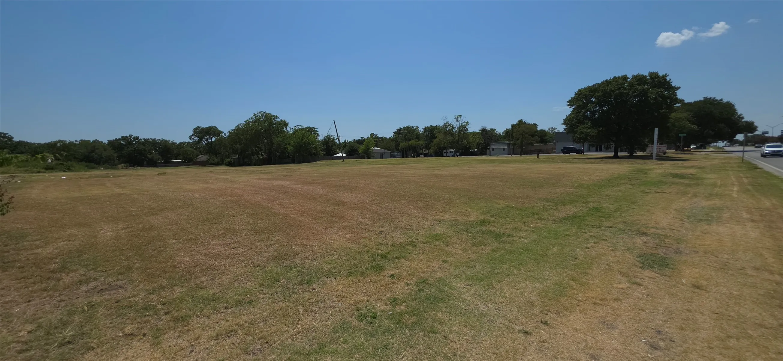 NE Corner of property