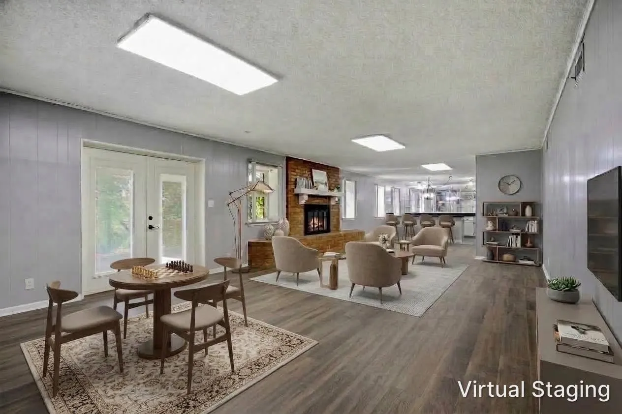 The lower leve great room boasts of a huge a walk-out area to you favorite barbecue or seating area.