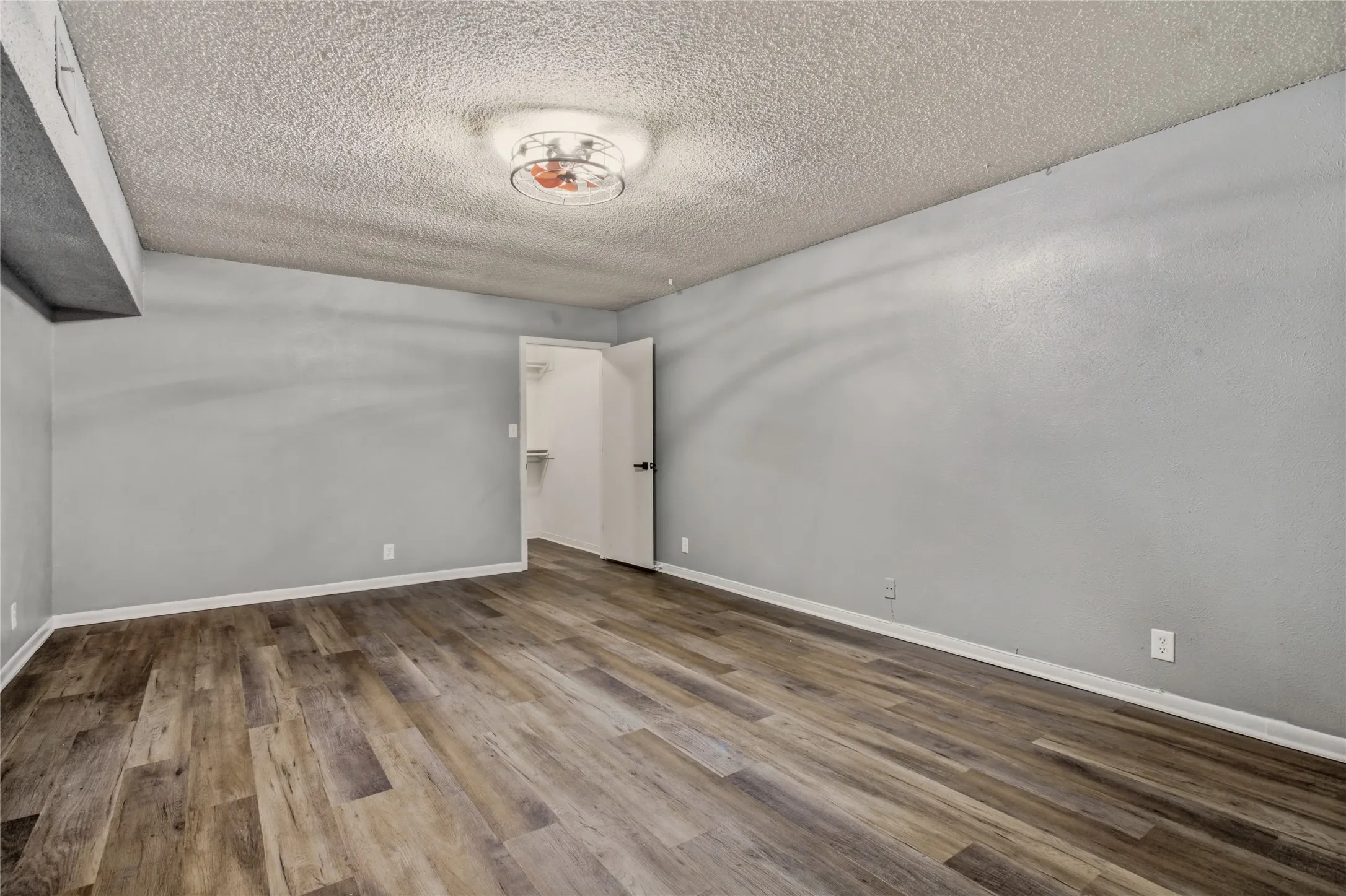 Bedroom 4 is second in size only to the primary suite!  It held a bed and 8 other pieces of furniture!