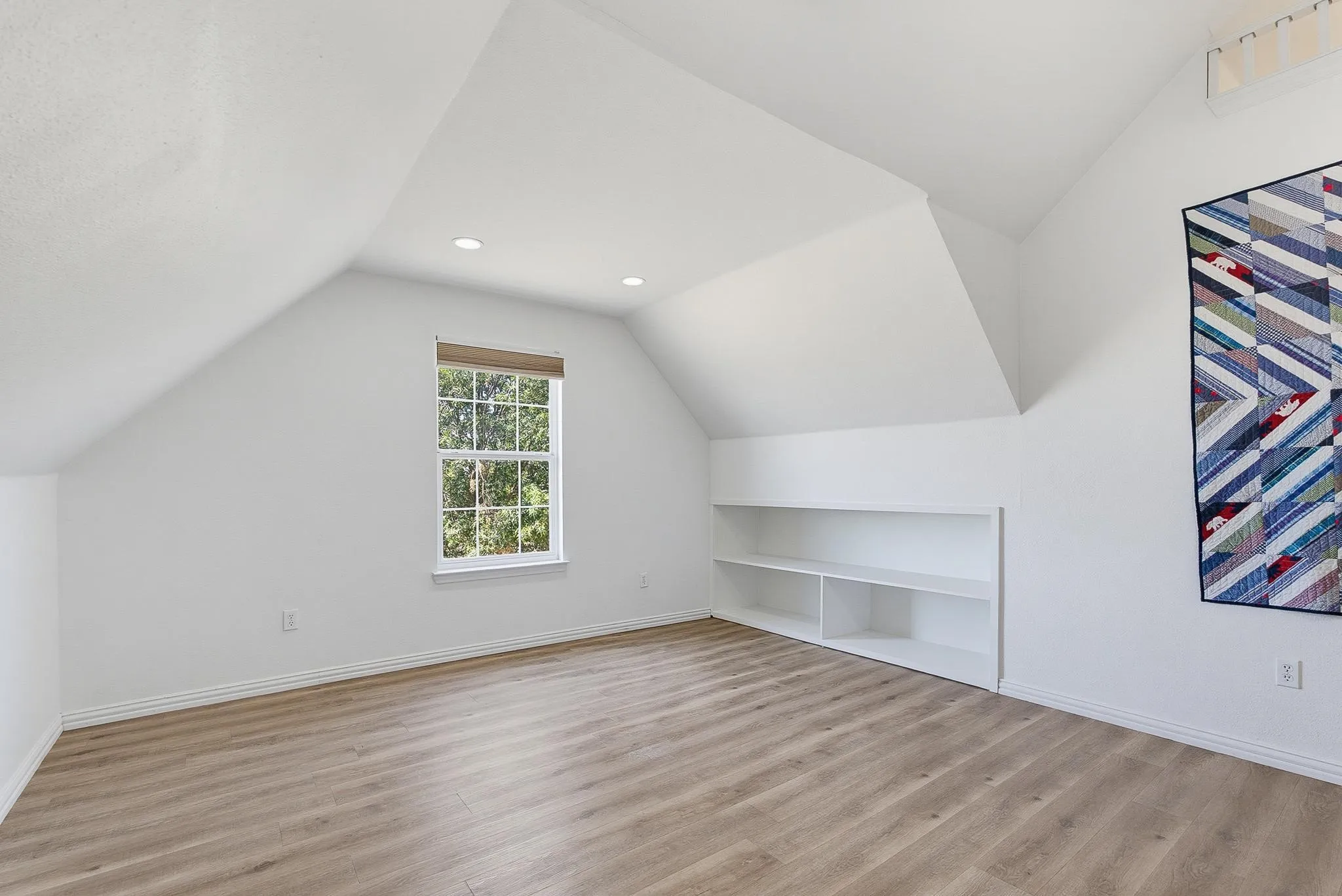 Bedroom/Media/Game Room with loft
