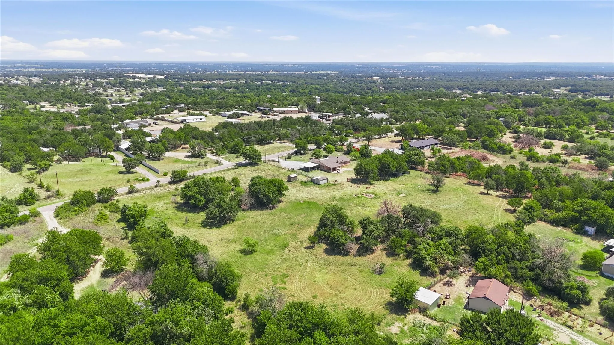 4 acres aerial view.